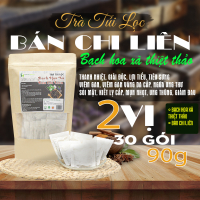 Trà Túi Lọc Bạch Hoa Xà Bán Chi Liên bịch zip 90g (30 góix3g) | Dược Liệu Hồng Lan 4