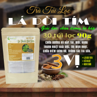 Trà Túi Lọc Cây Thuốc Dòi Tím Bịch 90g (30 túi lọc x 3g) Dược Liệu Hồng Lan 1
