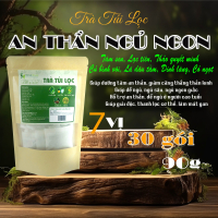 Trà Tim Sen (Tâm Sen) Mix 7 vị Chữa Mất Ngủ Giúp An Thần Ngủ Ngon, Ăn Ngon, Đẹp Da 90g (30 túi lọc x 3g) - Dược Liệu Hồng Lan 2