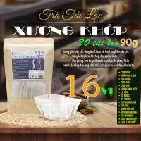 Trà Quả Trâu Cổ mix 16 vị hỗ trợ điều trị Xương Khớp 90g (30 túi lọc x 3g) - Trà Túi Lọc Hồng Lan  1