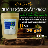 Trà Bông Atiso Đà Lạt mix 8 vị Thải Độc Mát Gan 90g - Dược Liệu Hồng Lan 7
