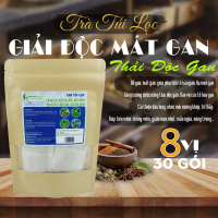 Trà Cà Gai Leo mix 8 vị Thải Độc Mát Gan 90g - Dược Liệu Hồng Lan 1