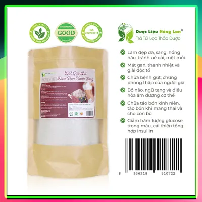 Bột Gạo Lứt & Đậu Đen Zanh Lòng Nguyên Chất Gói 100g - Dược Liệu Hông Lan