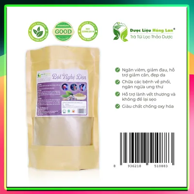 Bột Thảo Dược Củ Nghệ Đen Nguyên Chất Gói 100g - Dược Liệu Hồng Lan