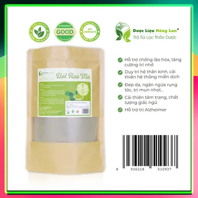 Bột Thảo Dược Cây Rau Má Nguyên Chất Gói 100g - Dược Liệu Hồng Lan