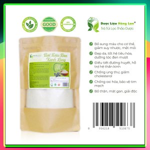 Bột  Đậu Đen Xanh Lòng nguyên chất gói 100g - Dược Liệu Hồng Lan