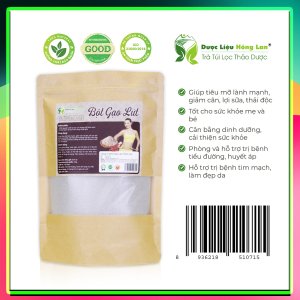 Bột Gạo Lứt GIảm Cân Nguyên Chất Gói 100g - Dược Liệu Hồng Lan