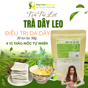 Trà Dây mix 8 vị 90g Giảm Trào Ngược, Đau Dạ Dày,Tức Thượng vị, Đầy Bụng, Đầy hơi, Ợ Hơi - Dược Liệu Hồng Lan