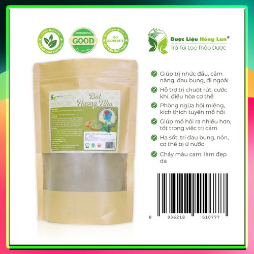 Bột Cây Hương Nhu Nguyên Chất Gói 100g - Dược Liệu Hồng Lan