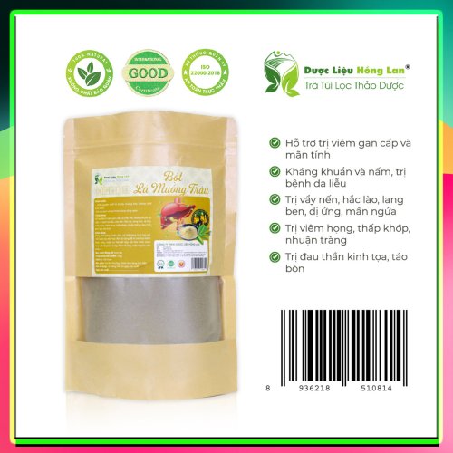 Bột Thảo Dược Lá Muồng Trâu Nguyên Chất gói 100g - Dược Liệu Hồng Lan