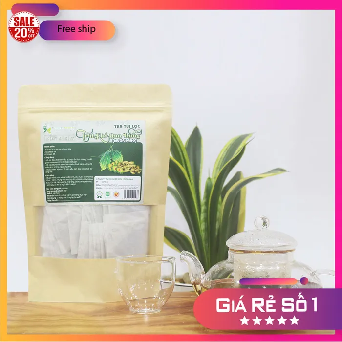Trà Túi Lọc Trái Ổ Khổ Qua (Mướp Đắng) Rừng 90g (30 gói x 3g) | Dược Liệu Hồng Lan 3