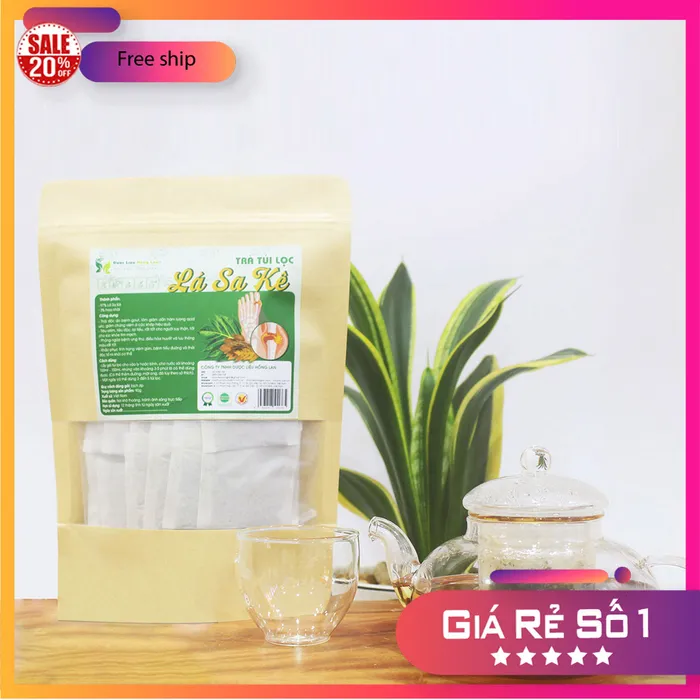 Trà Túi Lọc Lá Cây Sa Kê gói 90g (30 gói x 3g) | Dược Liệu Hồng Lan 3