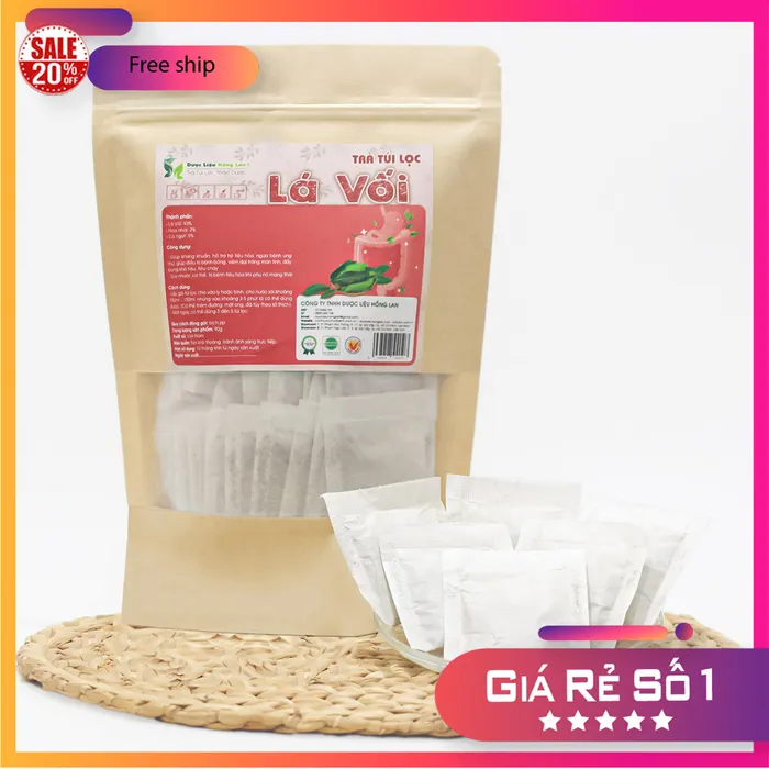 Trà Túi Lọc Lá Vối 90g Hồng Lan [Giúp kháng khuẩn, hỗ trợ hệ tiêu hóa, ngừa bệnh ung thư, giúp điều trị bệnh bỏng, viêm đại tràng mãn tính, đầy bụng khó tiêu, tiêu chảy, suy nhược cơ thể, trị bệnh tiêu hóa khi phụ nữ mang thai] 4