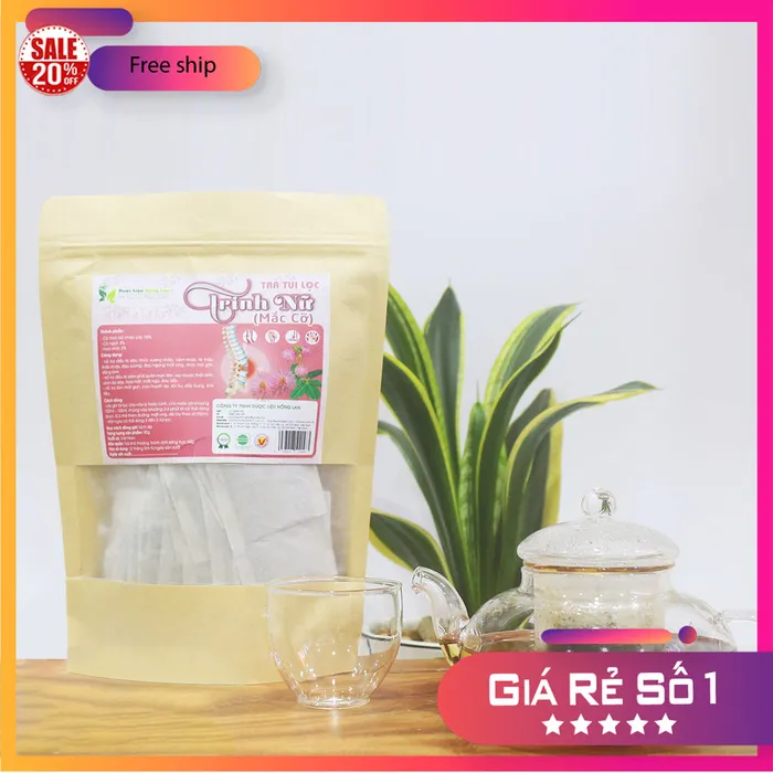 Trà Túi Lọc Cây Mắc Cỡ [Xấu Hổ, Trinh Nữ] 90g (30 gói x 3g) | Dược Liệu Hồng Lan  4