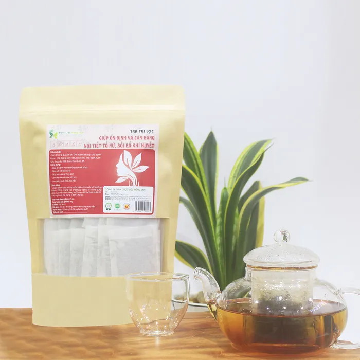 Trà Túi Lọc Hỗ Trợ Ổn Định Và Cân Bằng Nội Tiết Tố Nữ 90g (30 gói x 3g) | Dược Liệu Hồng Lan 2