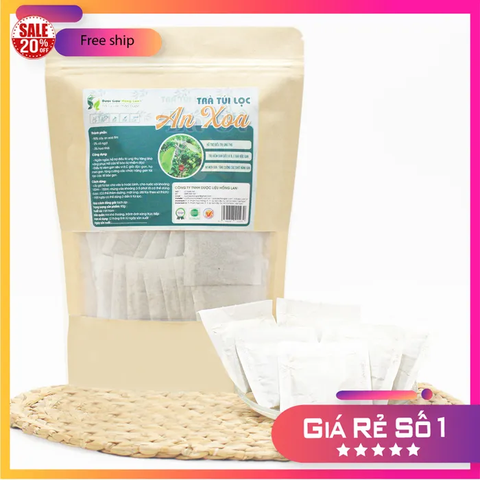 Trà Túi Lọc Cây An Xoa 90g (30 gói x 3g) Hồng Lan khắc tinh của bệnh gan 2