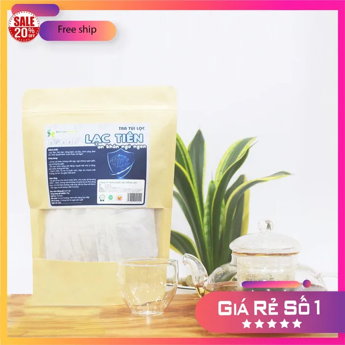 Trà Túi Lọc Cây Nhãn Lồng (Dây Lạc Tiên, Chùm Bao) 9 vị 90g (30 gói x 3g) Dược Liệu Hồng Lan Giúp an thần ngủ ngon 2
