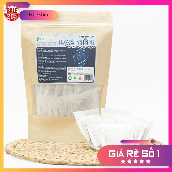 Trà Túi Lọc Cây Nhãn Lồng (Dây Lạc Tiên, Chùm Bao) 9 vị 90g (30 gói x 3g) Dược Liệu Hồng Lan Giúp an thần ngủ ngon 3