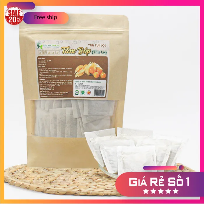 Trà Túi Lọc Cây Tầm Bóp - Thù Lù 90g (30 gói x 3g) Trà Hồng Lan 2