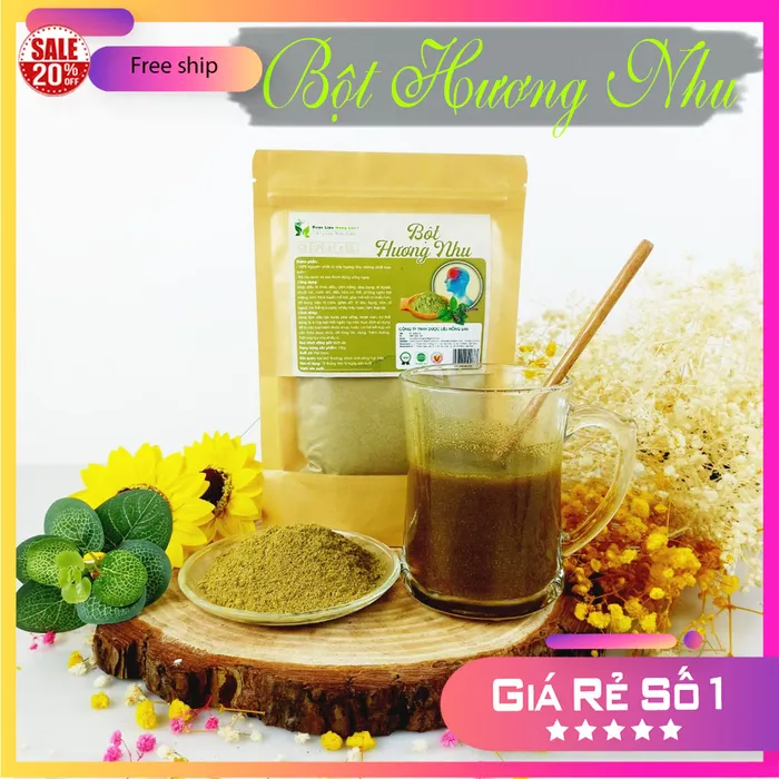Bột Cây Hương Nhu Nguyên Chất Gói 100g - Dược Liệu Hồng Lan 2