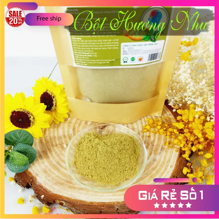 Bột Cây Hương Nhu Nguyên Chất Gói 100g - Dược Liệu Hồng Lan 6
