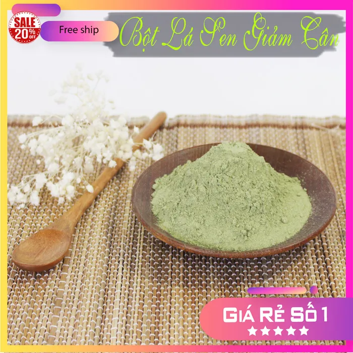Bột Giảm Cân Lá Sen Nguyên Chất Gói 100g - Dược Liệu Hồng Lan 7