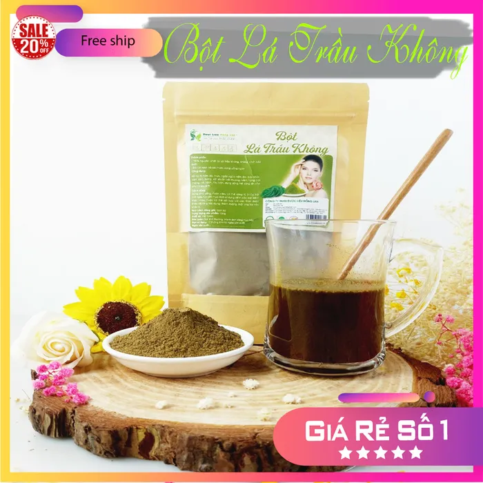 Bột Lá Trầu Không Nguyên Chất Gói 100g - Dược Liệu Hồng Lan 1