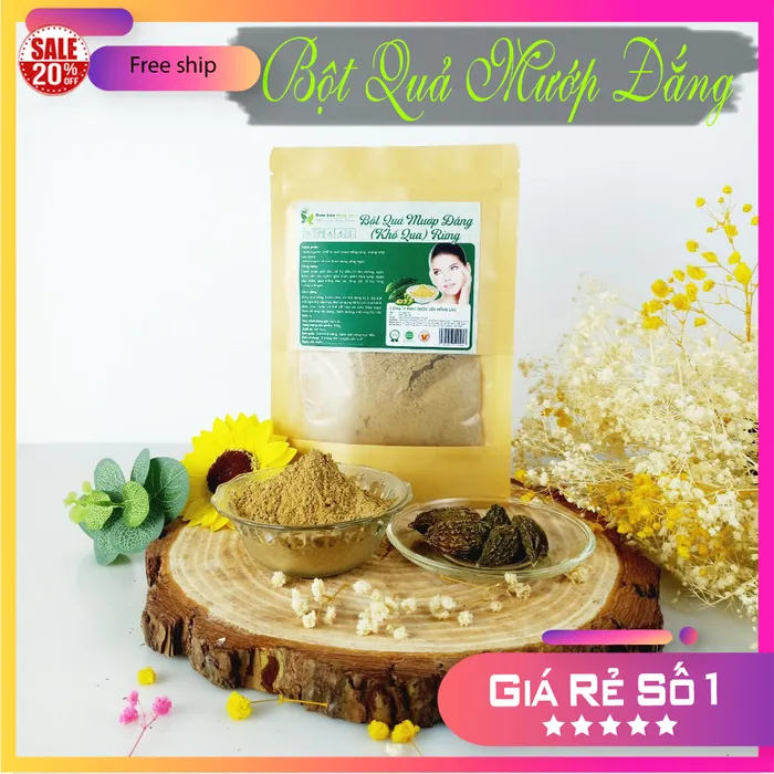Bột Trái Ổ Khổ Qua (Mướp Đắng) Rừng Nguyên Chất gói 100g - Dược Liệu Hồng Lan 4