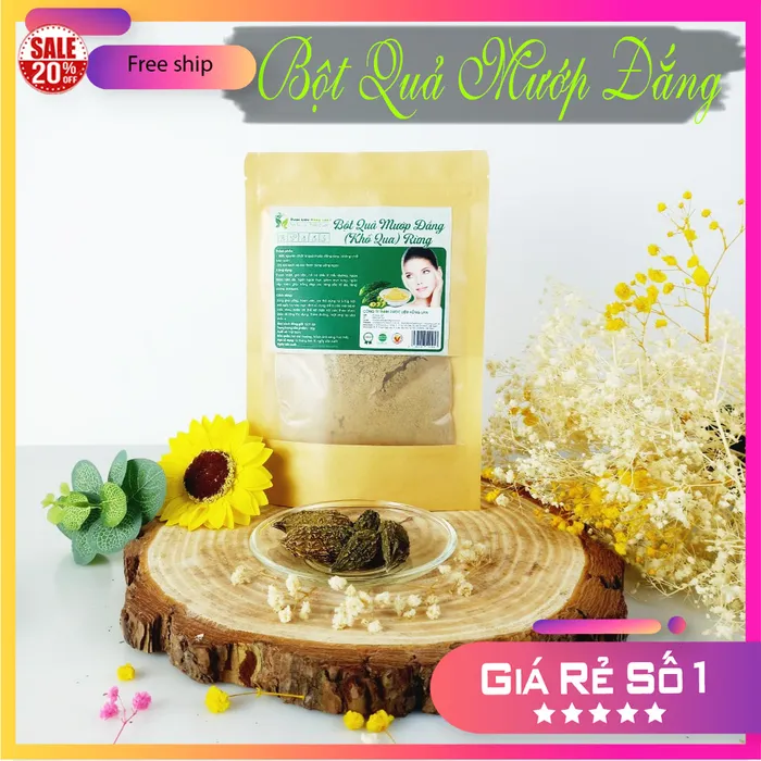Bột Trái Ổ Khổ Qua (Mướp Đắng) Rừng Nguyên Chất gói 100g - Dược Liệu Hồng Lan 5