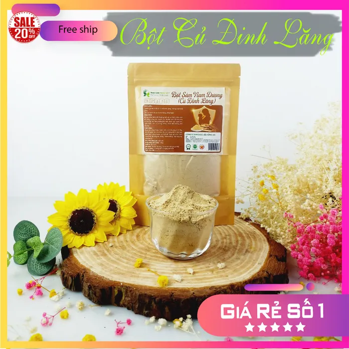 Bột Củ Rễ Đinh Lăng (Sâm Nam Dương) Nguyên Chất gói 100g - Dược Liệu Hồng Lan 4