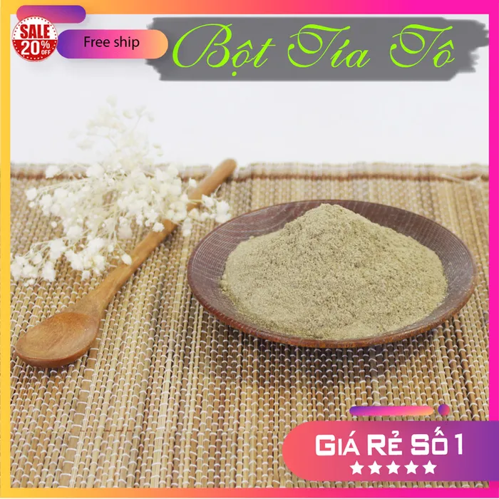 Bột Lá Tía Tô Nguyên Chất Gói 100g - Dược Liệu Hồng Lan 6