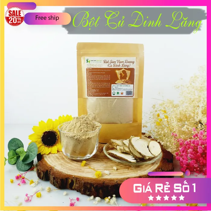 Bột Rễ (Củ) Đinh Lăng (Sâm Nam Dương) Nguyên Chất Gói 100g - Dược Liệu Hồng Lan  4