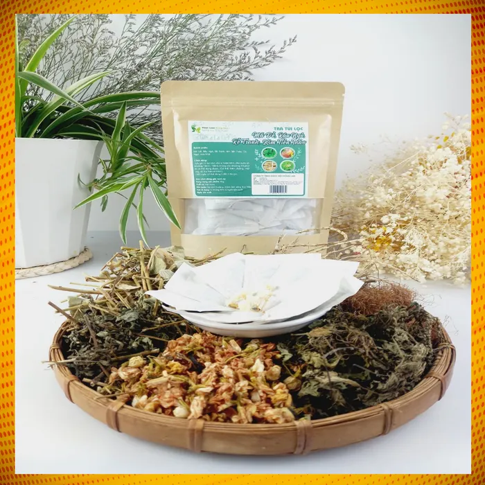 Trà Kim Tiến Thảo mix 6 vị giúp Bổ Thận - Lọc Thận - Tốt cho Thận túi zip 90g (30 túi lọc x 3g) - Dược Liệu Hồng Lan 4