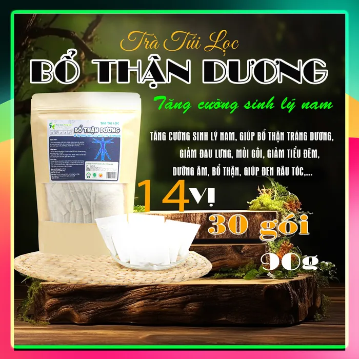 Trà Rễ Mật Nhân mix 14 vị giúp bổ thận tráng dương 90g (30 túi lọc x 3g) - Dược Liệu Hồng Lan 4