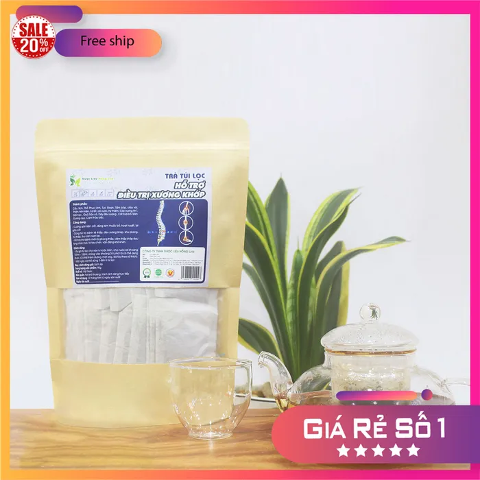 Trà Tục Đoạn mix 16 vị hỗ trợ điều trị Xương Khớp 90g (30 túi lọc x 3g) - Trà Túi Lọc Hồng Lan  3