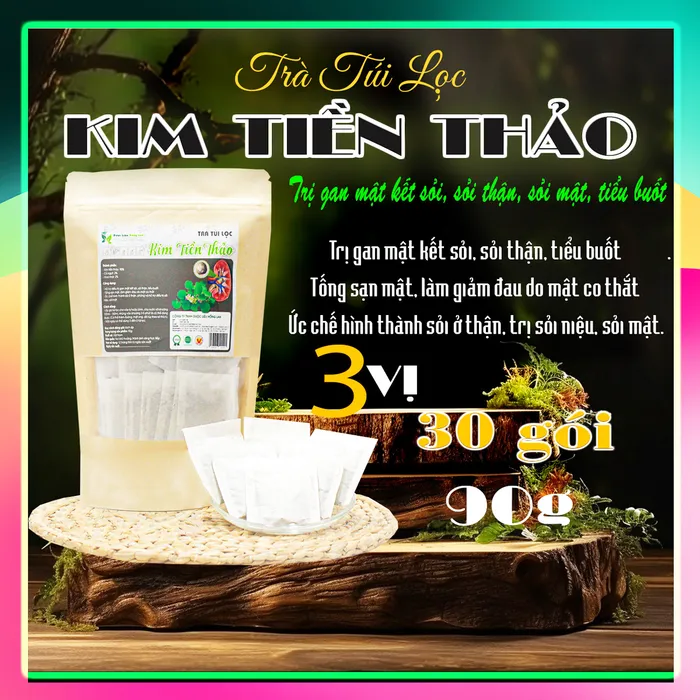 Trà Túi Lọc HTĐT Sỏi Thận Kim Tiền Thảo 90g (30 gói x 3g) - Dược Liệu Hồng Lan 5